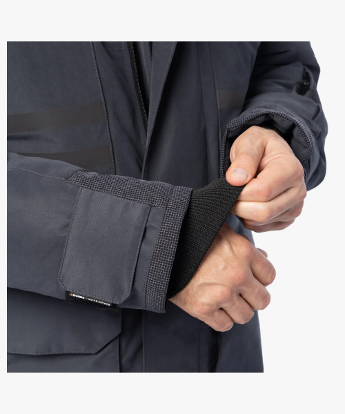 Куртка-парка зимняя пуховая мужская Brodeks KW233 Premium, цвет тёмно-серый