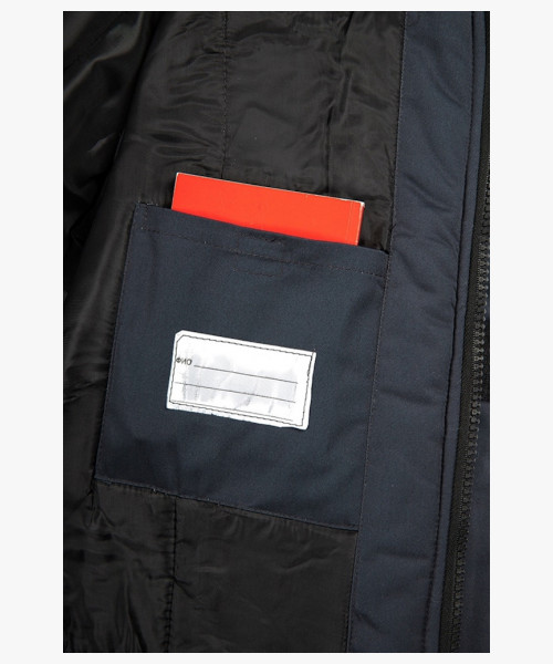 Костюм зимний Вектрон-2 СОП (тк.Смесовая,240) п/к, черный/красный/серый