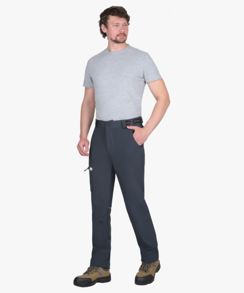 Костюм СИРИУС-СПЕЙС куртка, брюки, софтшелл сине-серый