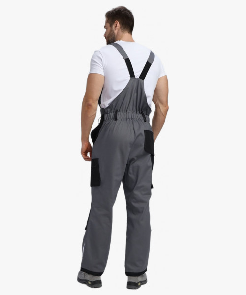 Полукомбинезон Милан CH (тк.Смесовая,260), т.серый/черный