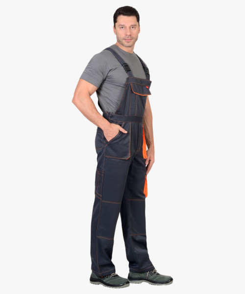 Полукомбинезон мужской СИРИУС-CROWN серый