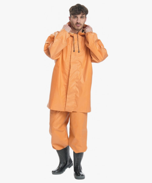 Костюм рыбацкий (тк.Диагональ-прорезиненная, 550), оранжевый