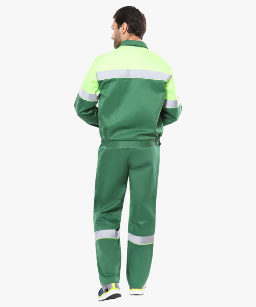 Костюм СИРИУС-ЛЕГИОНЕР куртк. , брюки зелёный с лимонным и СОП