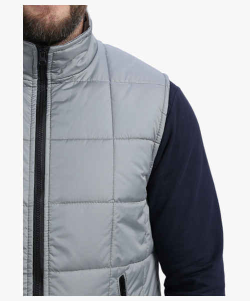 Жилет утепленный Офис (тк.Дюспо), серый