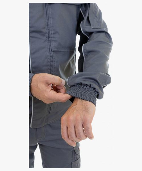 Куртка летняя мужская Brodeks KS201, цвет серый, чёрный