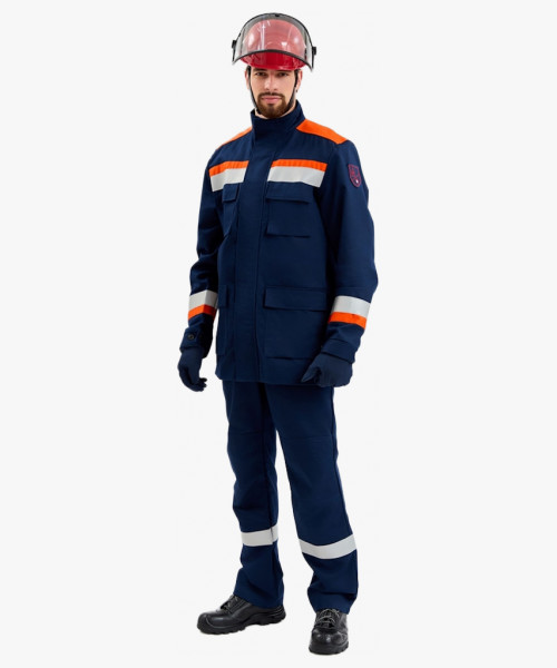 Костюм летний Энергия-А (13,2 кал.), т.синий/оранжевый