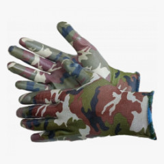 MILITARY Перчатки нейлоновые с нитриловым покрытием