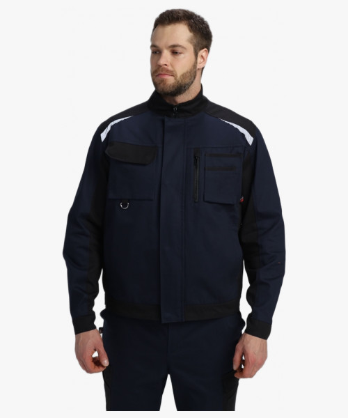 Куртка Милан NEW CH МВО (тк.Смесовая,270), т.синий/черный