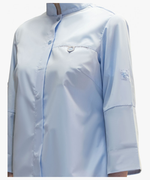 Блуза СИРИУС-ВЕНЕЦИЯ женская голубая