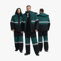 Костюм зимний Нордхард-2 СОП (тк.Смесовая,250) п/к, черный/зеленый