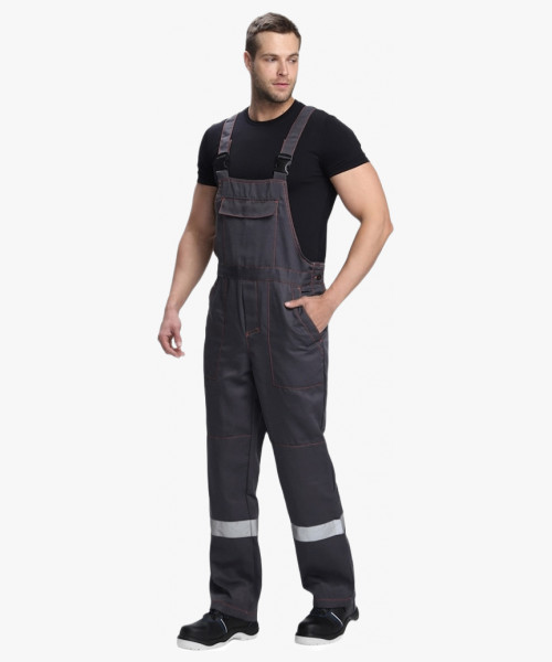 Костюм Сфера-2 СОП CH (тк.Смесовая,210) п/к, т.серый/красный