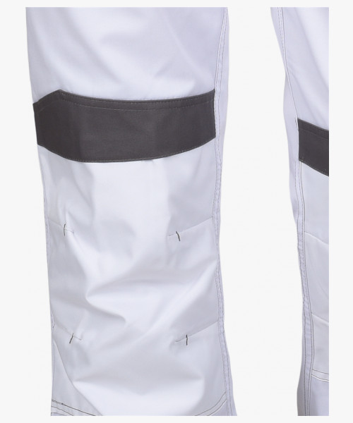 Брюки СИРИУС-ЦИТРИН белый со средне-серым