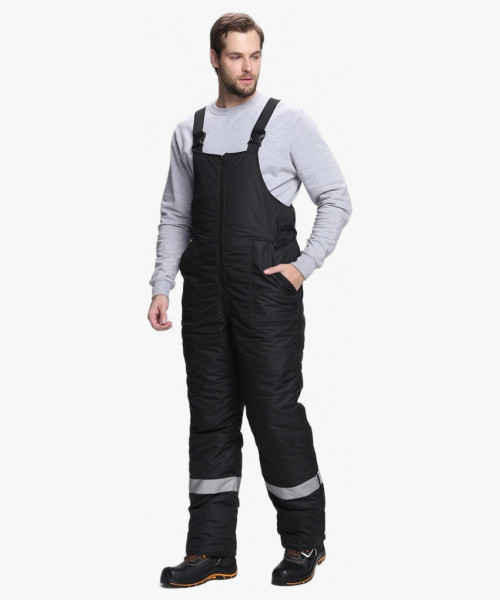 Костюм зимний Беркут СОП CH (тк.Таслан) п/к, черный/т.серый