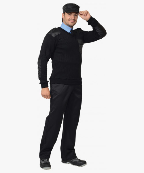 Джемпер форменный чёрный
