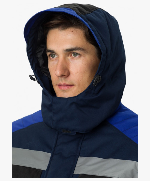 Костюм зимний Вектрон-2 СОП (тк.Смесовая,240) п/к, т.синий/черный/васильковый