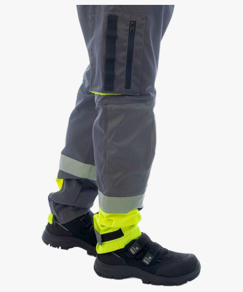 Комбинезон летний мужской Brodeks KS503, цвет жёлтый, серый