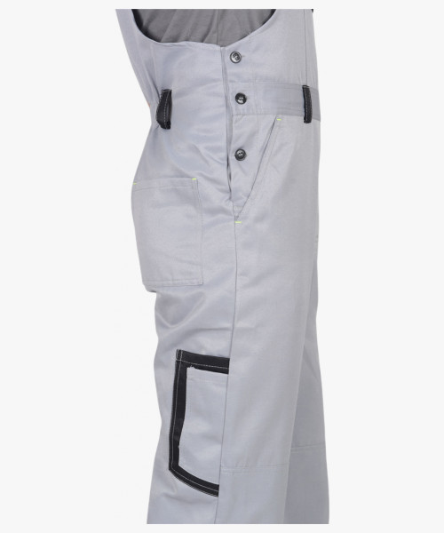 Костюм СИРИУС-ПРАКТИК куртка, п/к св. серый с черным