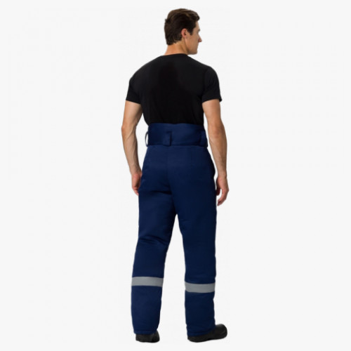 Брюки зимние Экспертный-Люкс (Смесовая, 210), темно-синий