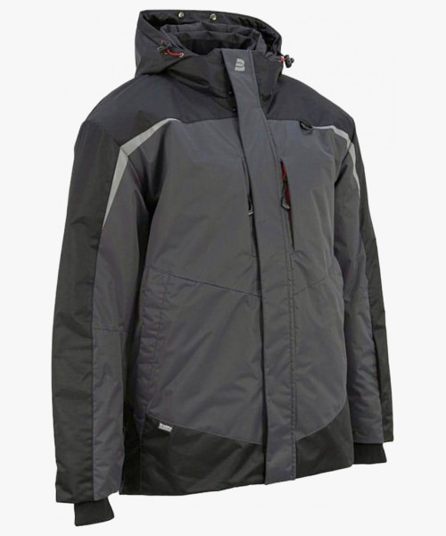 Куртка зимняя рабочая Brodeks KW 231, цвет серый, чёрный