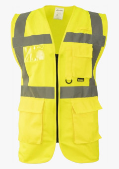 Жилет сигнальный Brodeks KM122, цвет жёлтый