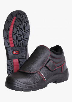 Ботинки СВАРЩИК-СИРИУС, кожа, ПКП, иск. мех, ПУ-Нитрил
