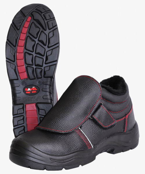 Ботинки СВАРЩИК-СИРИУС, кожа, ПКП, иск. мех, ПУ-Нитрил