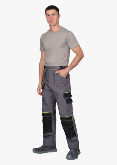 Брюки СИРИУС-АГАТ серый с черным