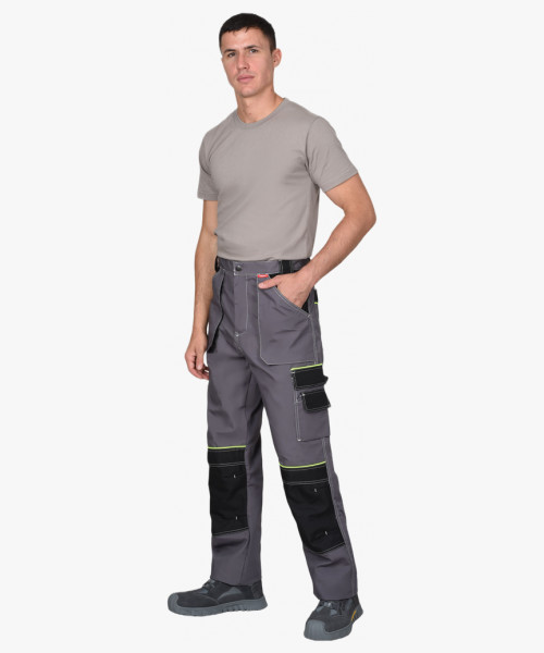 Брюки СИРИУС-АГАТ серый с черным