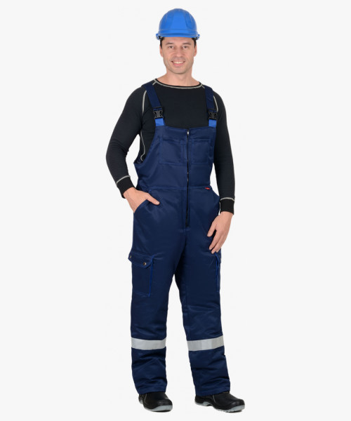 Костюм мужской зимний СИРИУС-ТИТАН куртка, п/к, синий