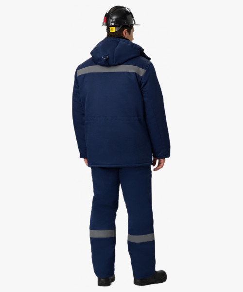 Костюм зимний Мастер (Смесовая, 210) п/к, темно-синий