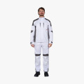 Костюм СИРИУС-ЦИТРИН куртка, п/к белый со средне-серым