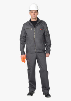 Костюм СИРИУС-ДАЛЛАС куртка, брюки, серый
