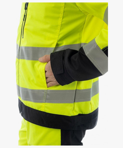 Куртка сигнальная Brodeks KS218, цвет жёлтый, чёрный