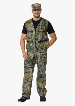 Жилет разгрузочный универсальный КМФ Темный лес