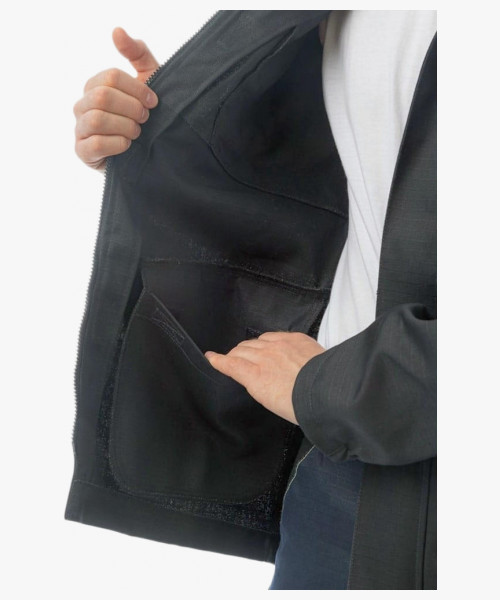 Куртка сварщика Brodeks FS28-01, цвет тёмно-синий, чёрный