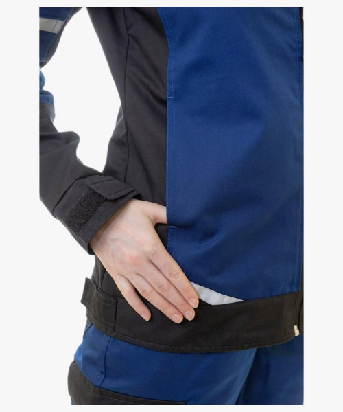 Куртка рабочая женская Brodeks KS228, цвет синий, чёрный