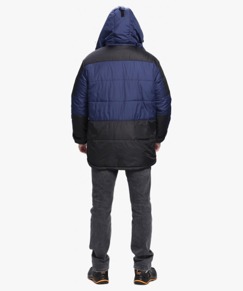 Куртка зимняя Европа (Дюспо), темно-синий/черный