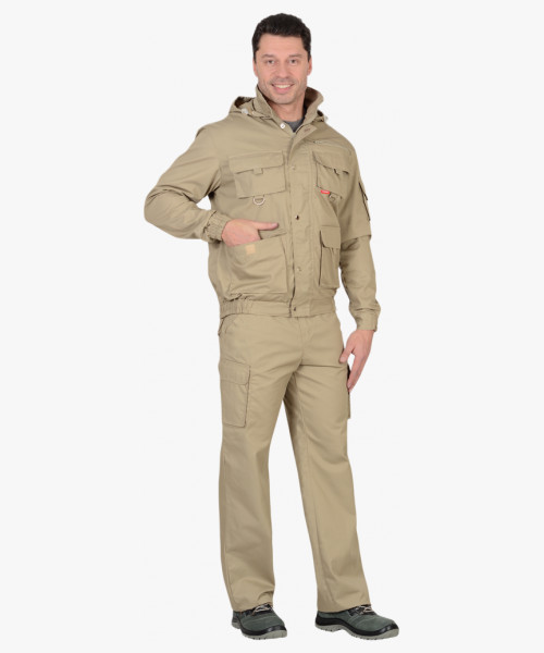 Костюм СИРИУС-БАЙКАЛ куртка, брюки песочный