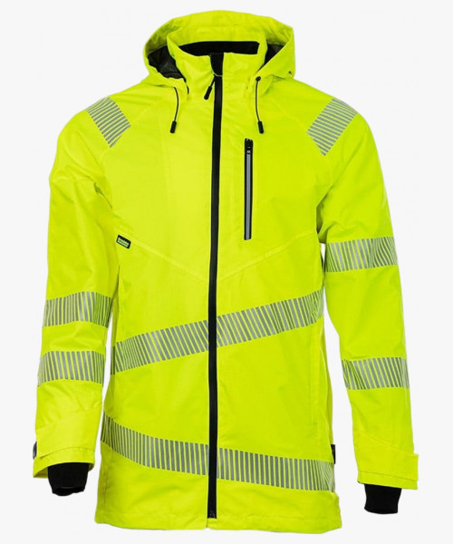 Куртка-парка сигнальная летняя Brodeks KS223, цвет жёлтый