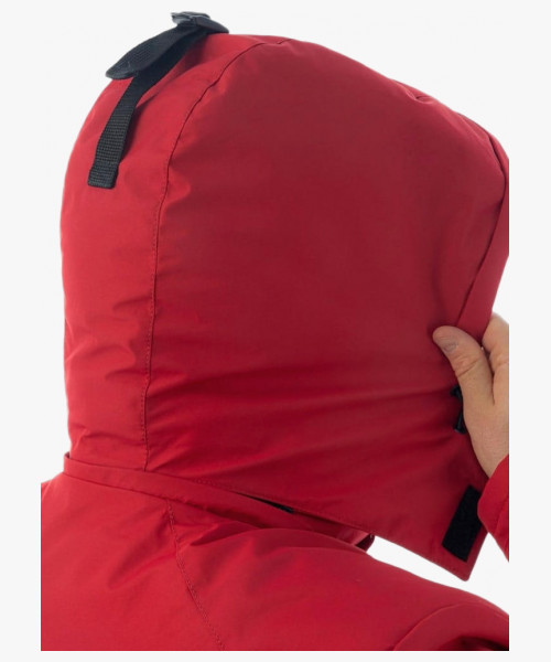 Куртка-парка зимняя мужская Brodeks KW204, цвет красный