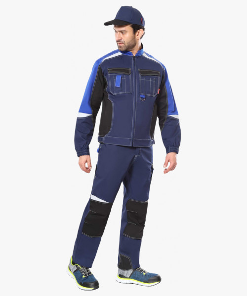 Куртка СИРИУС-ФАВОРИТ-МЕГА т.синий с черным и васильковым, СОП