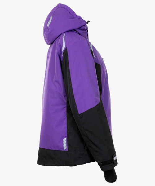 Куртка женская зимняя KW 208, цвет фиолетовый