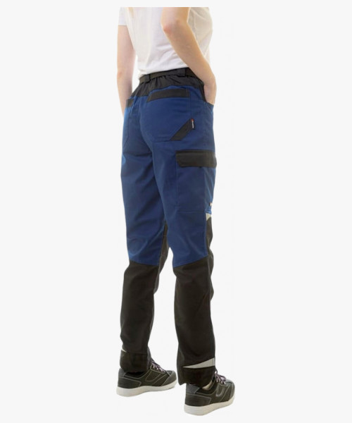 Брюки рабочие женские Brodeks KS328, цвет синий, чёрный