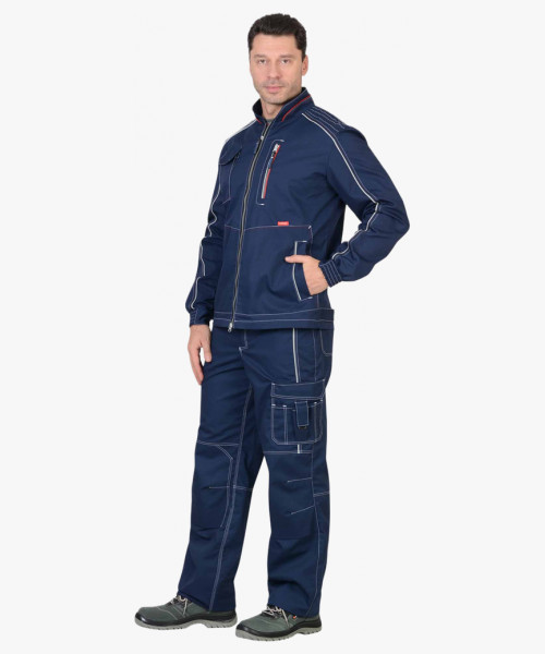Костюм мужской СИРИУС-АЛЕКС куртка, п/к, синий