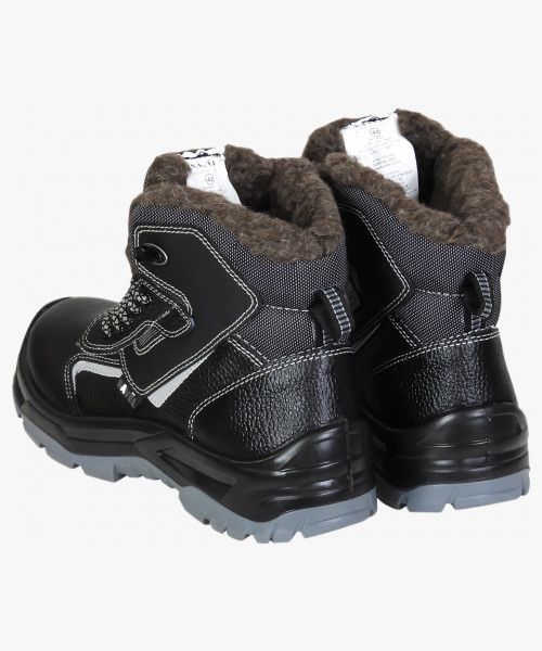 Ботинки SAVЁL-ДЖЕТ-ЗИМА кожа, шерстин, МП МС, ПУ-ТПУ