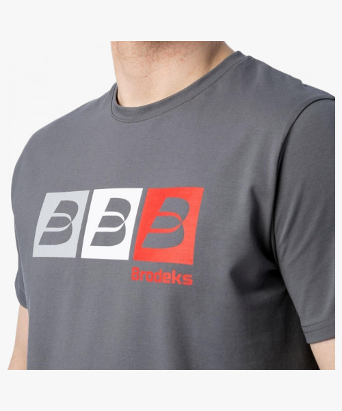 Футболка Brodeks KS705, цвет серый
