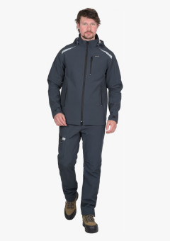 Куртка СИРИУС-СПЕЙС софтшелл сине-серая