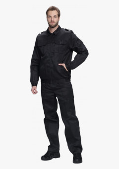 Костюм Дозор (тк.Смесовая,210) брюки, черный
