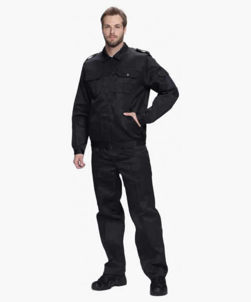 Костюм Дозор (тк.Смесовая,210) брюки, черный