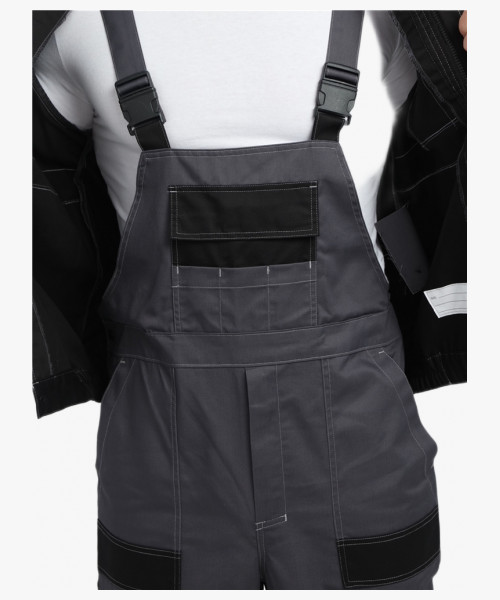 Костюм Виват-2 Премиум CH МВО (тк.Смесовая,240) п/к, т.серый/черный/св.серый